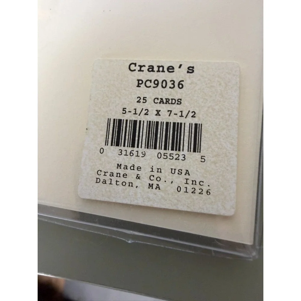 Crane's Stationery Lot 90 Pc Gold Silver Lined Envelopes Cards USA New